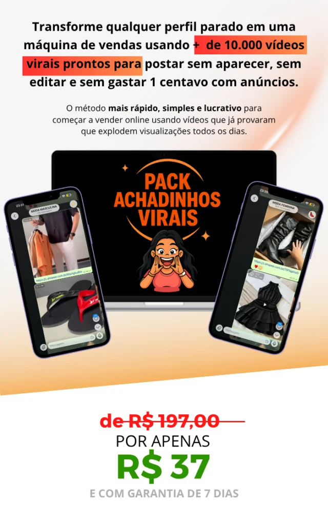 Pack de Achadinhos